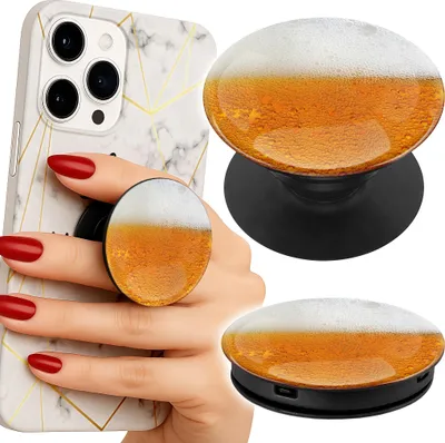 Image de Support telephone Popsocket pour doigt / support - PIWO, KUFEL PIWA WZORY