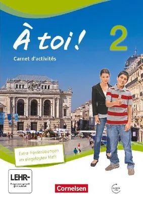 Produktbild von À toi! 02. Carnet d'activités mit mit Audios online und eingelegtem Förderheft