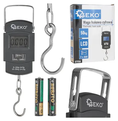 Obrázok produktu pre Závesná digitálna váha, 50kg, Geko