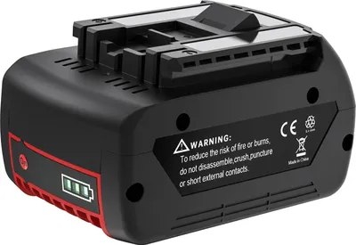 Image de Batterie, capacité 6,0 Ah, compatible avec les outils électriques, 1 pièce