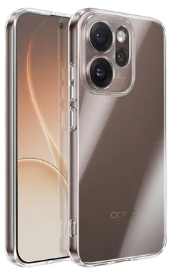 Image de Avizar, coque en silicone avec protection renforcée pour l'appareil photo, pour Oppo Reno 15 Pro, transparente