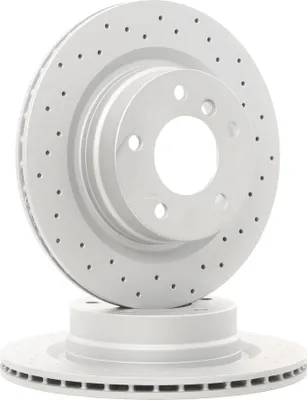 Image de 2x ZIMMERMANN 150.3426.52 disque de frein essieu arrière