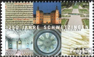 Produktbild von Briefmarken BRD (BR.Deutschland) 2016 Mi 3204 (kompl.Ausg.) gestempelt 1250 Jahre Schwetzingen