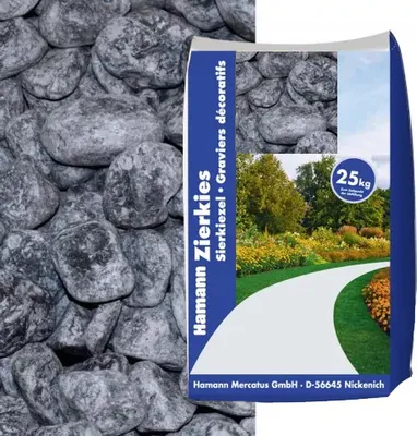 Produktbild von Marmorkies Nero Ebano 40-60mm 25kg Sack