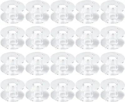 Imagen del producto de Bobinas de plástico para máquinas de coser, 20 unidades, de 20 mm de diámetro