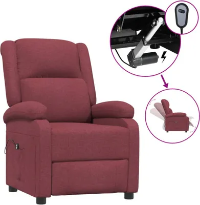 Obrázek produktu pro vidaXL Relaxační křeslo Electric Vínově červená látka