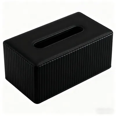 Productafbeelding van Rectangulaire Tissue Dispenser van Leer voor Auto en Thuis
