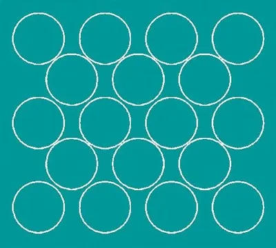 Immagine prodotto di Adesivi rotondi, 10 cm, adesivi a pois, 18 pezzi, turchese lucido