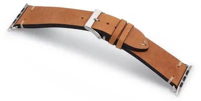 Produktbild von MANUFAKTURWERK Armband UHLENHORST, kompatibel mit Apple Watch Ultra, Ultra 2, Cognac
