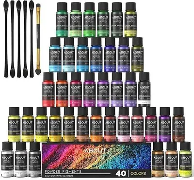 Produktbild von Kaarsenmalerei-Set Soja-Wachs-Flocken 40 Farben