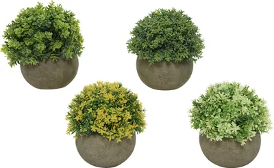 Obrázek produktu pro Umělý mech v kamenném květináči h13cm