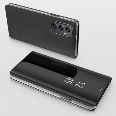Produktbild von Mirror Flip-Case für Samsung Galaxy - Farbe: Schwarz - Modellkompatibilität: Für Samsung Galaxy A54 5G