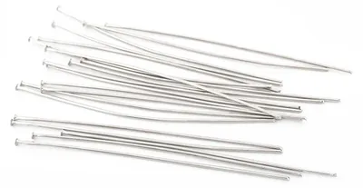 Produktbild von Vintageparts Nietstifte platinfarben 70 mm, 20 Stück
