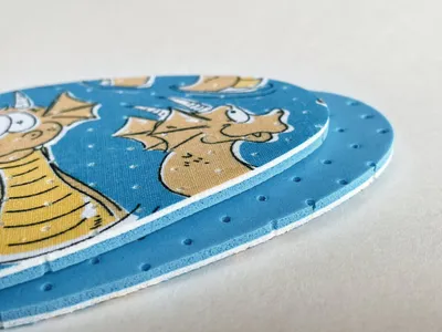 Produktbild von pedag Soft Kids Einlegsohle, Polstersohle, Latex + Baumwolle 24/25