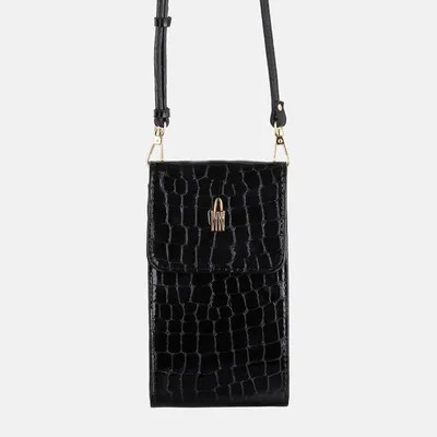 Produktbild von RUBY - Schwarze Smartphone-Tasche aus