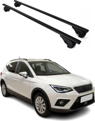 Produktbild von Dachträger Grundtäger für Seat Arona 2017-2025 75kg Metall Schwarz 2tlg