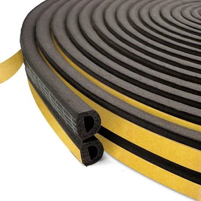 Produktbild von Dichtungsbänder für Türen - 9mm x 6mm - 10 Meter - Selbstklebende Dichtungsmasse - Wiederherstellungsbänder für Fensterdichtung - braun