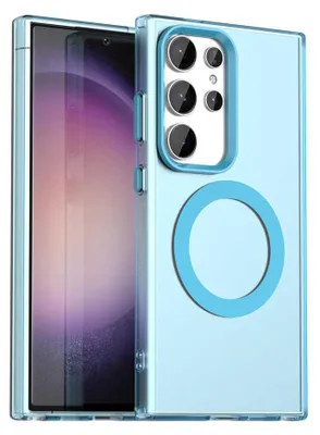 Produktbild von Techsuit - CandyCase MagSafe Schutzhülle für Samsung Galaxy S23 Ultra - blau
