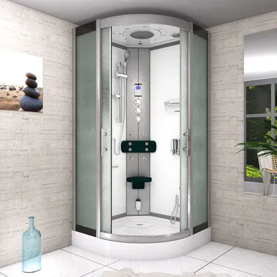 Produktbild von Duschkabine Dusche D46-00M1-EC Komplettdusche Fertigdusche 80x80 cm