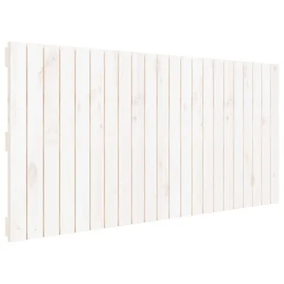 Produktbild von Wand-Kopfteil Weiß 140x3x60 cm Massivholz Kiefer