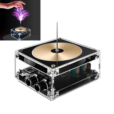 Produktbild von Mini Bluetooth Lautsprecher – Musiklautsprecher mit Lichtbogen & Plasma-Effekt, Touch-Steuerung, drahtlos, kreatives Schreibtischspielzeug