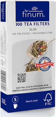 Image de Filtres à Thé S Finum (lot 100) Infusion Parfaite, Sans Résidus - Finum