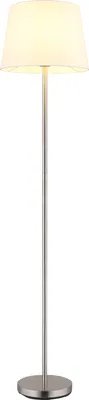 Produktbild von NOWA Stehleuchte Metall Nickel matt, 1x E27