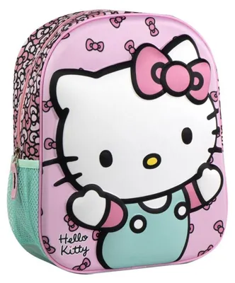 Productafbeelding van CERDÀ - Rugzak 3D Hello Kitty, 31 cm - Officieel, premium kwaliteit, geschikt voor schoolgebruik