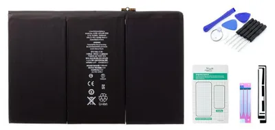 Produktbild von Apple Akku für iPad 3, 11560 mAh, 43 Whr, 3,7 V, Reparatur Set mit Werkzeug