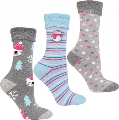 Produktbild von MORAJ Damen Winter Frottee Thermo Warm Dicke Socken 3 Paar 38-41