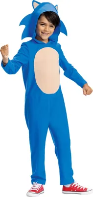 Produktbild von Sonic The Hedgehog Movie Kostüm für Kinder Kindergröße: 98-104