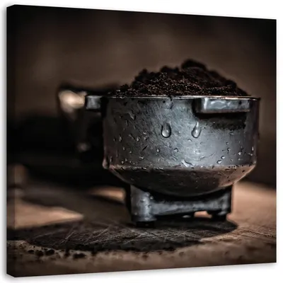 Immagine prodotto di Stampa su tela, Caffਠmacinato - 30x30