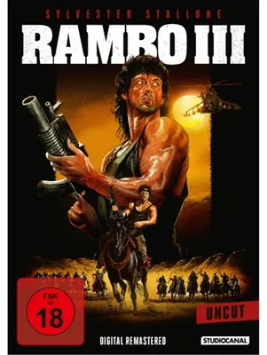 Obrázok produktu pre PLAION 1077443, Film, DVD, Nemčina, Angličtina, Francúzština, 97 min, RAMBO III, Dobrodružstvo