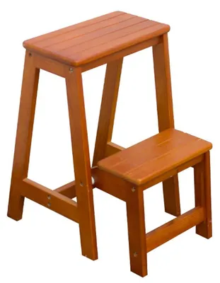 Immagine prodotto di Scaletta pieghevole in legno massello