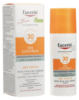 Produktbild von EUCERIN Sun Gel-Creme Oil Contr.Anti-Gl.Eff.LSF 30 50ml PZN 10832658