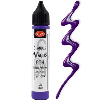 Image de ViVA DECOR Candle Cire Pen 28 ml violet
