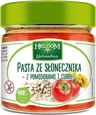 Immagine prodotto di Helcom Pasta Słonecznikowa Pomidory i Curry 180 g
