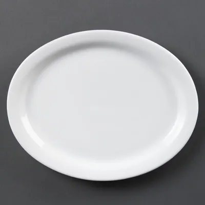 Immagine prodotto di Piatti da portata ovali Olympia Whiteware da 25 cm (6 pezzi)
