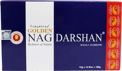 Produktbild von Golden Nag Räucherstäbchen Darshan 12x15g Duftmischung