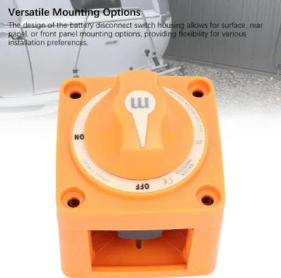 Produktbild von 300A Marine-Batterieschalter, Einzelstromkreis EIN/Aus mit Knopftrennschalter für Wohnmobil-Yacht