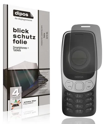 Produktbild von Blickschutzfolie für Nokia 3210 4G matt Schutzfolie Folie Display Schutz dipos