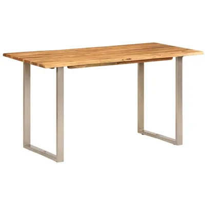 Obrázek produktu pro Jídelní stůl 140 x 70 x 76 cm masivní akáciové dřevo