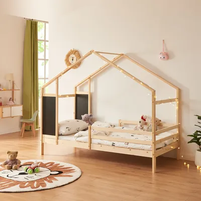 Produktbild von Kinderbett 'Lorenskog' 90x200 cm Natur