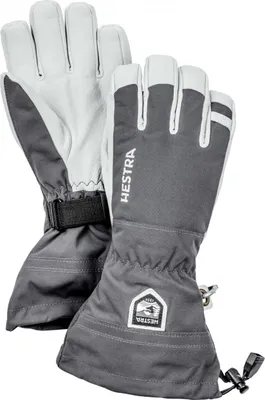 Produktbild von HESTRA Army Leather Heli Ski 5 Finger Skihandschuhe grau 11