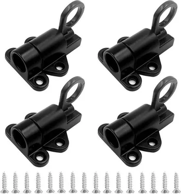 Produktbild von Automatische Deursluiters aus Aluminiumlegering, 4 Stück, schwarz