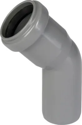 Produktbild von Ostendorf HT-B Rohrformteil 45° Winkel DN 32 mm Polypropylen für Hausentwässerung