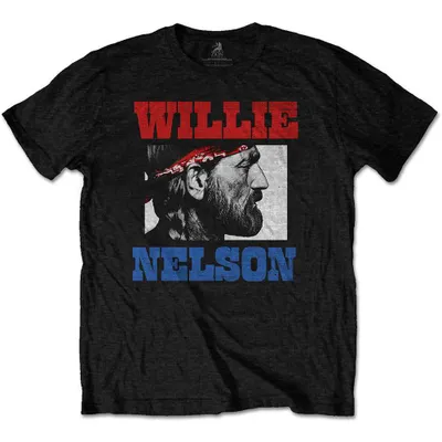Produktbild von Willie Nelson Stare Black L T-Shirt