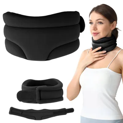 Image de Coussin ergonomique pour le cou, en mousse à mémoire de forme, pour un sommeil confortable
