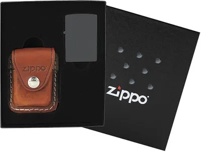 Produktbild von Zippo Geschenkbox mit braunem Etui