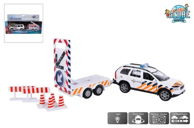 Obrázek produktu pro Holandské policejní auto s přívěsem a světly Volvo XC90